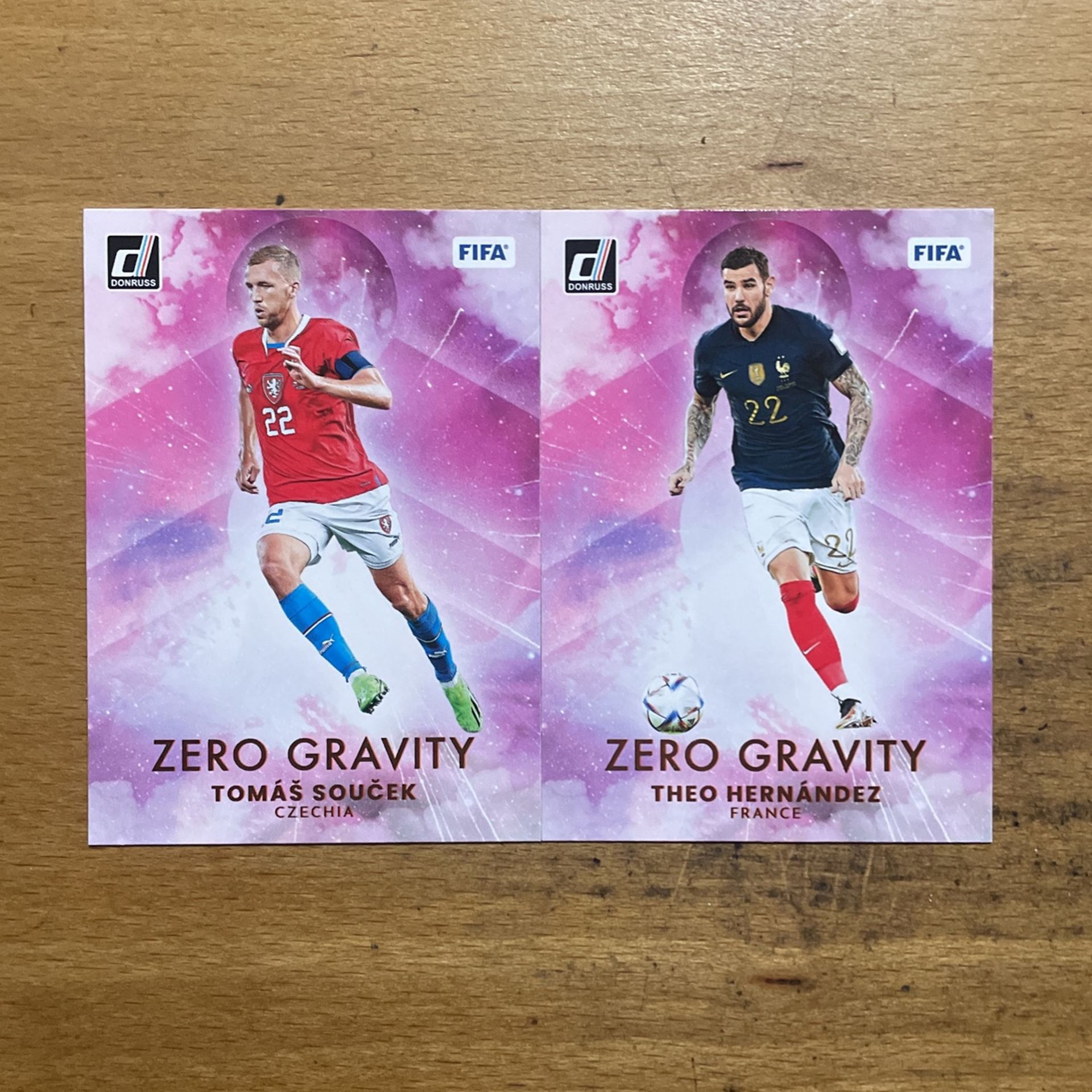 2023 DONRUSS LOT OF 2 ZERO GRAVITY CARDS