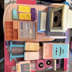 Barbie Computer Stereo VCR Media Lot 