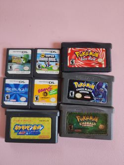 Nintendo Game Boy Pokémon And Assorted Games