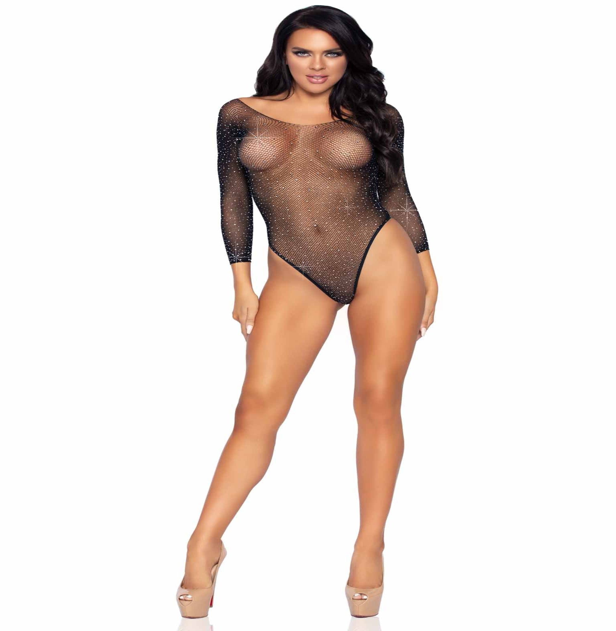Falling 4 U Rhinestone Bodysuit Various Colors