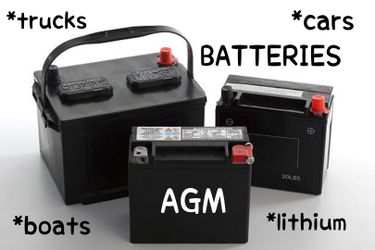 new&reconditioned car/truck batteries