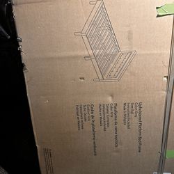 Full Bed Frame And New Bedding 