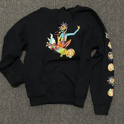 Rick And Morty Hoodie Size M