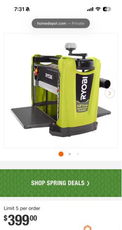 Benchtop Planer $350 OBO