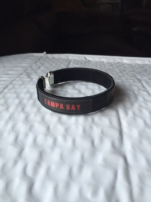 Buccaneers wrist band