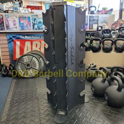 NEW Vertical Dumbbell Storage Rack Fits 10 Pairs Of Dumbbells