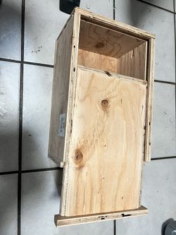 Solid Wood Storage Box – 14” x 9” x 7” – Heavy Duty & Multi-Purpose