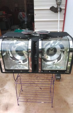 Dual Dual Subwoofer Speaker Box