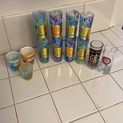 Shot Glasses Lot Of 13
