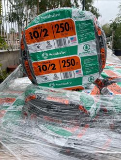 250 ft. 10/2 Gray Solid CU UF-B W/G Wire
