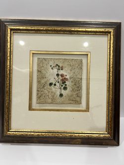 Vintage Ethan Allen Framed Wall Art 