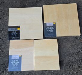 Master's Touch Wood Painting Panels Set of 4