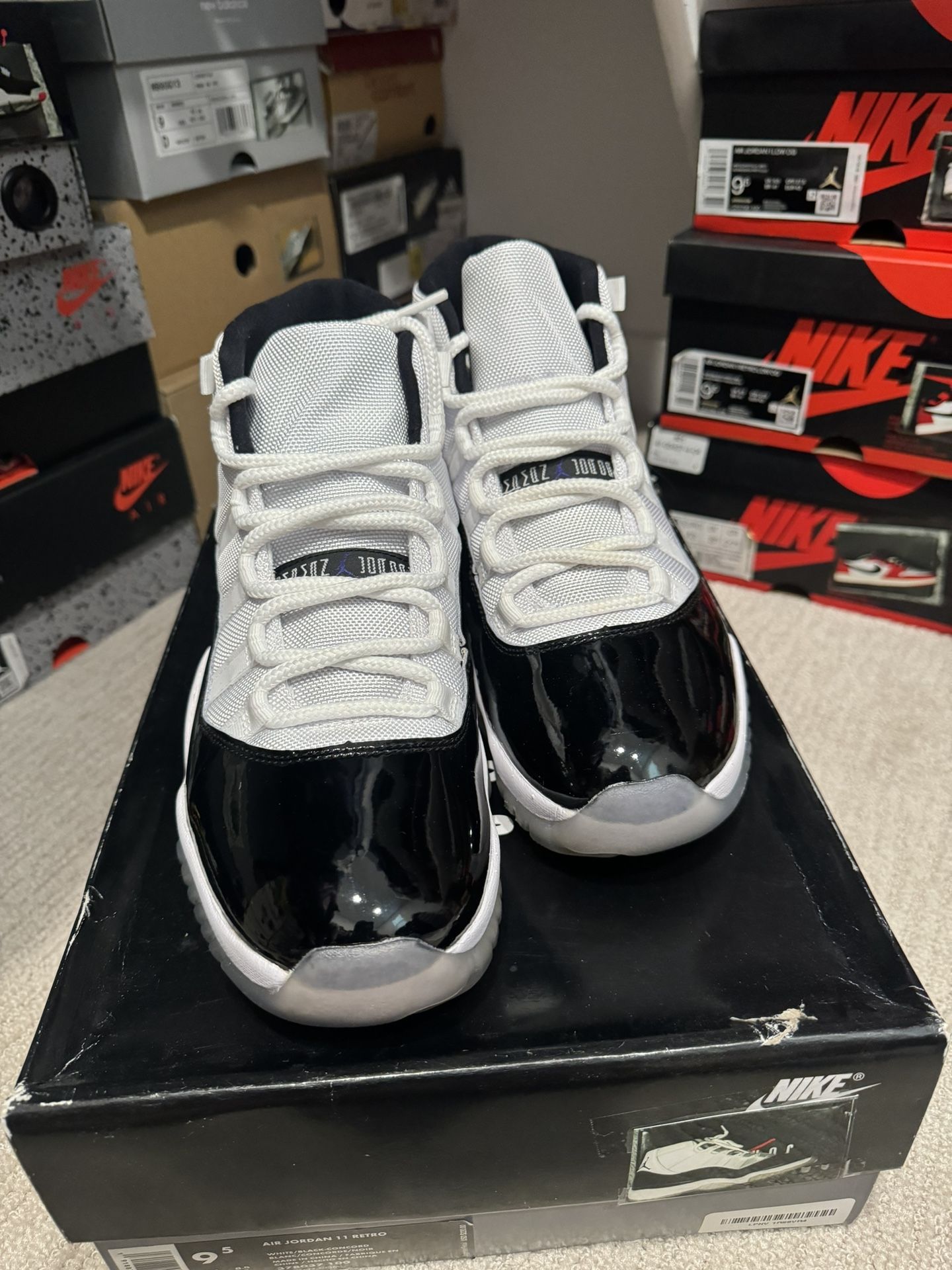 air jordan 11 concord size 9.5 used