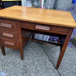 Antique Wood Desk, Writer’s, Banker, Teacher 
