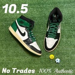 Size 10.5 Air Jordan 1 Retro “DMP Celtic 2009” 🐸