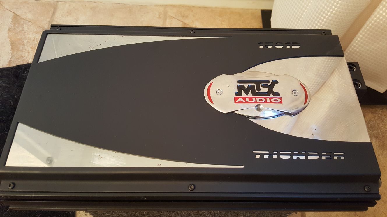MTX THUNDER 1501D sub amp old school beast