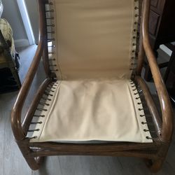 1970s Scandinavian Bentwood Bamboo Armchair MCM