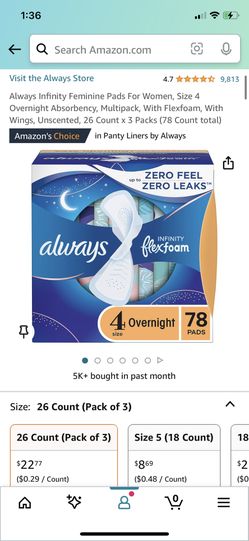 Always Feminine Pads