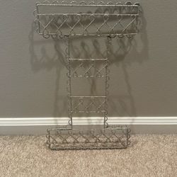 Wire Initial Art: Letters N, I and A.