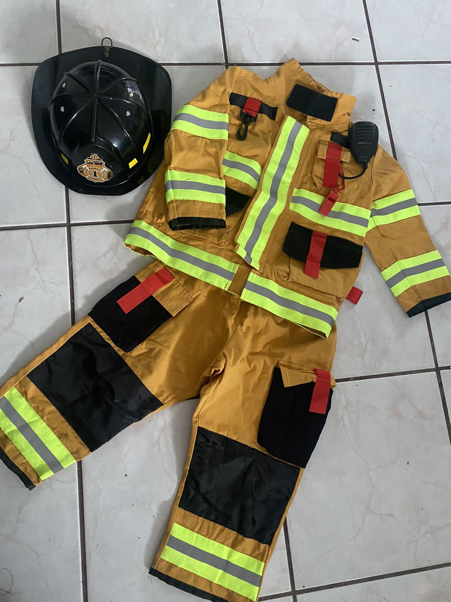 Fireman Halloween Costume Kids