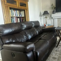 Leather Sofas Set Of Two