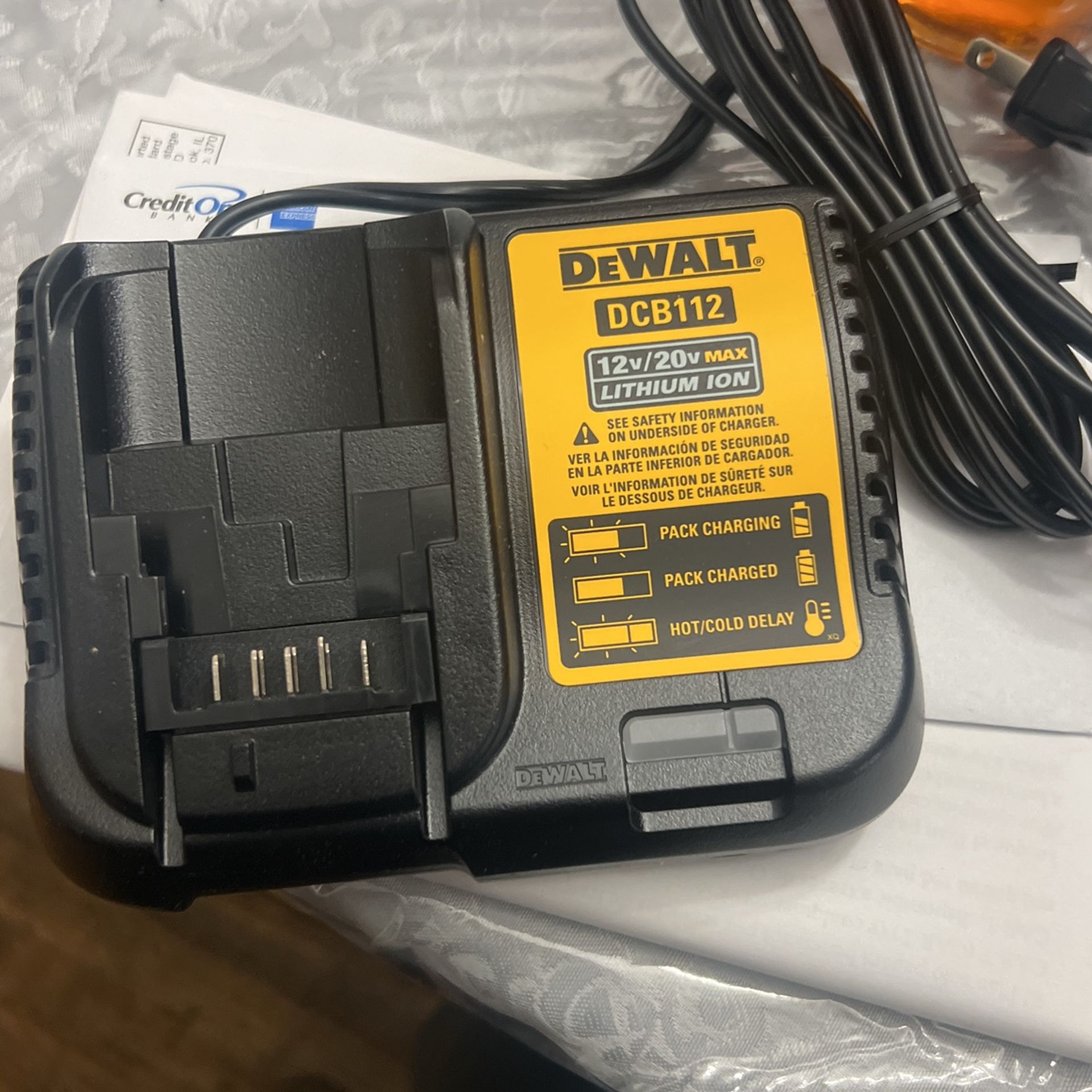 Brand new Dewalt charger never used