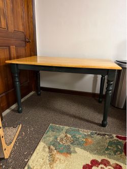 Small solid wood table