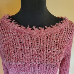 Nic+Zoe  Knit Raw Hem Sweater