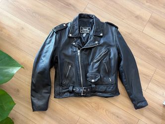 First genuine leather jacket