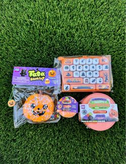 4 Bundle of Halloween Squishy and Fidget Clicker