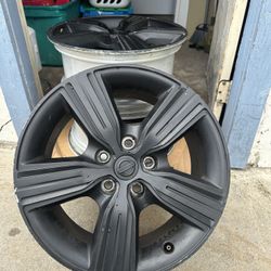 17" SET OF 3 ALL BLACK  2020 Nissan ALTIMA OEM 