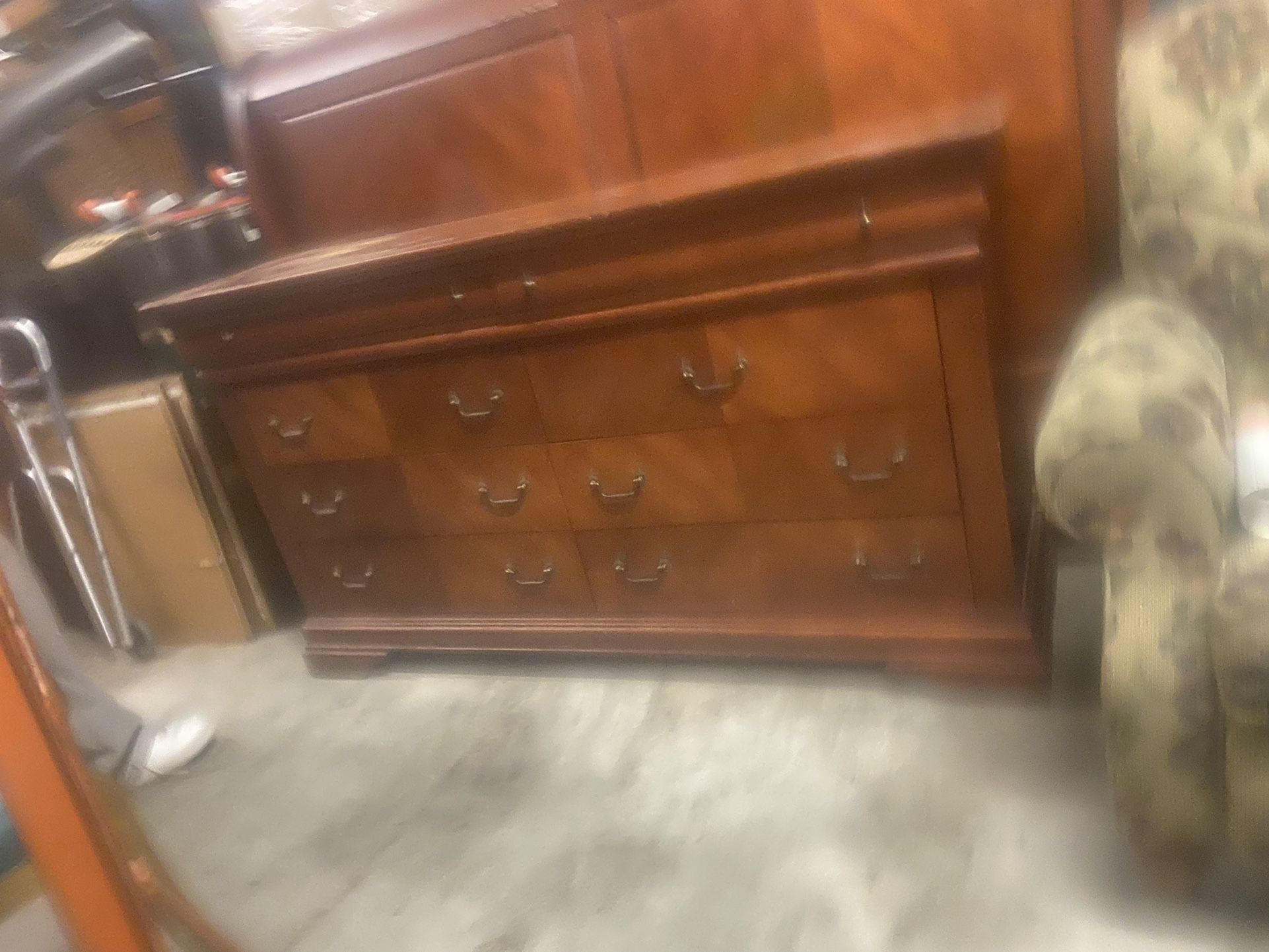 King Bed And Dresser(Fayettville Ha
