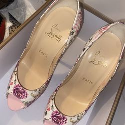 Brand New floral Christian Louboutins 