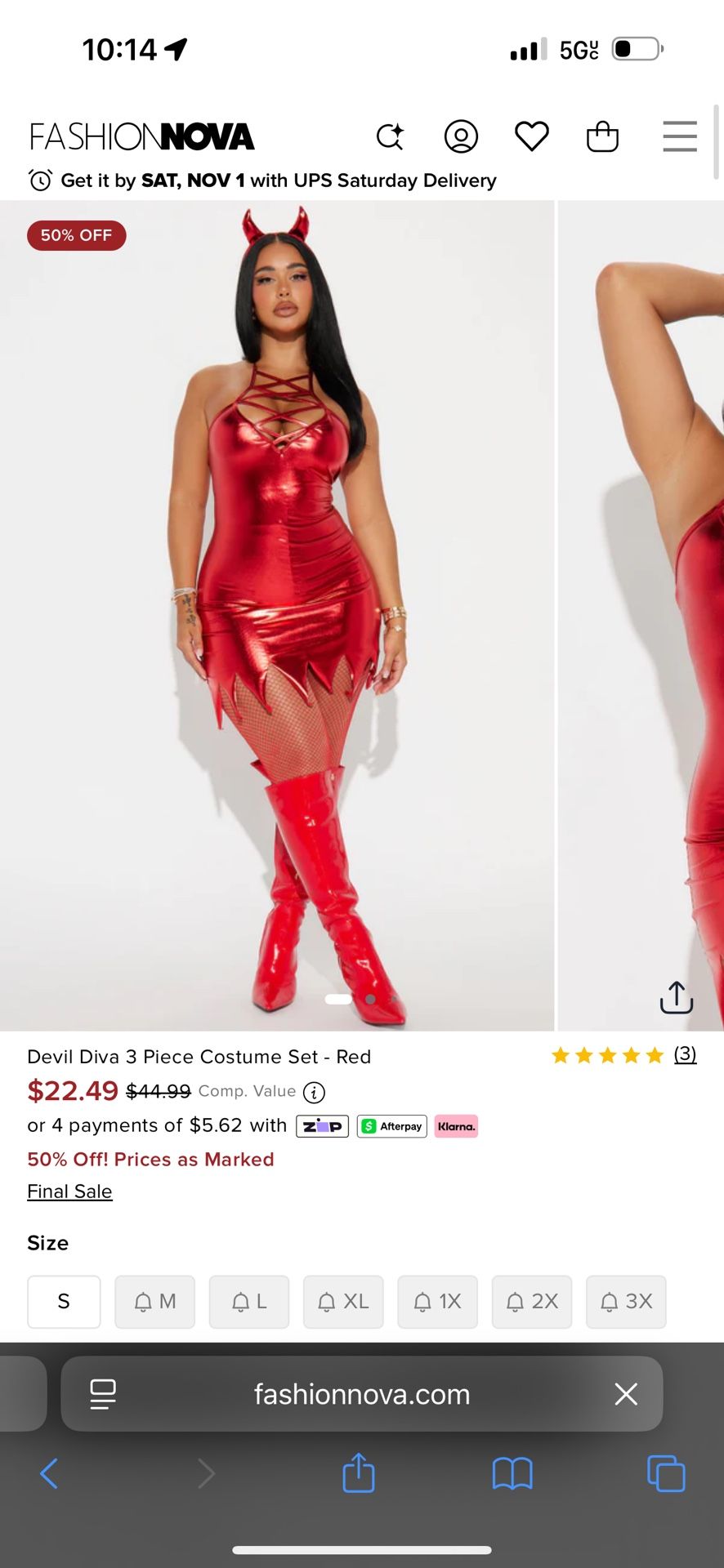 Devil Costume Woman