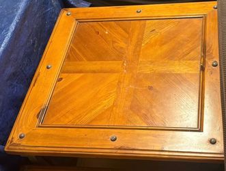 Inside Wooden Coffee & Side Table