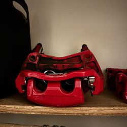 G37 Red Brake Calipers