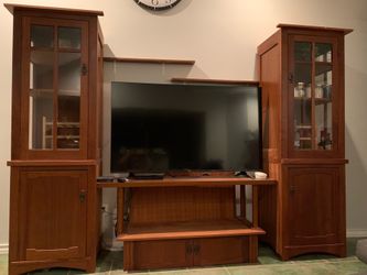 $150 total 65-inch TV and furnitures