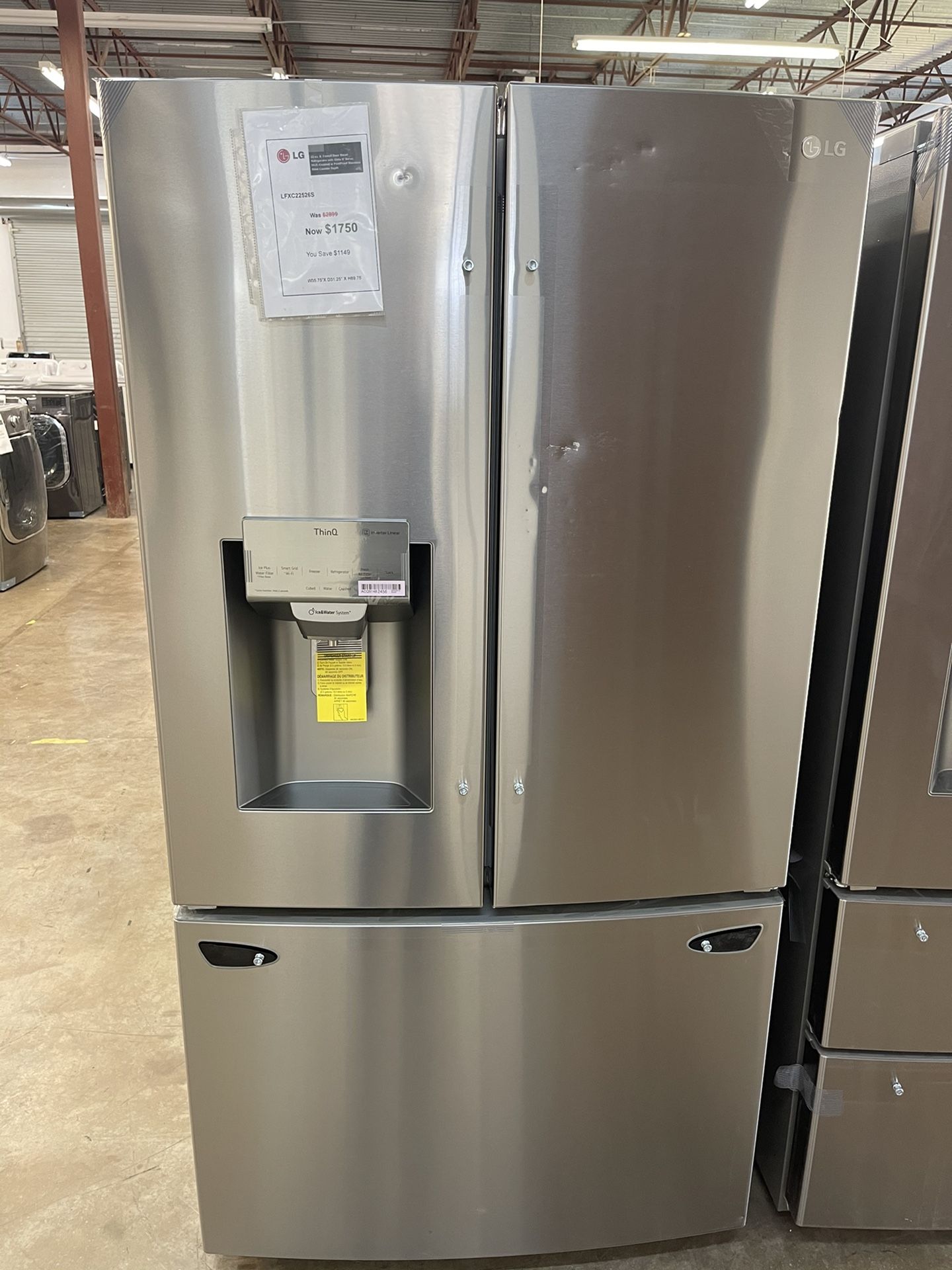LG 22CU Refrigerator Model LFXC22526S