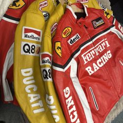 Ferrari And Ducati Leather Jackets 