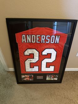 CJ Anderson Autographed jersey