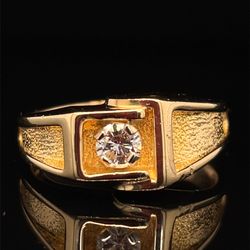 14KT Yellow Gold Diamond Ring 7.00g .33CTW Size 9-1/2 177629