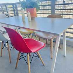 Table and 5 chairs $80 (all together)
