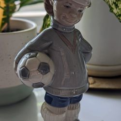 Soccer Player Lladro Figurine # 4967