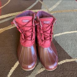 Sperry Duck Boots  Size 10
