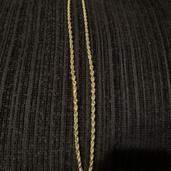 14kt Hollow Rope Chain 