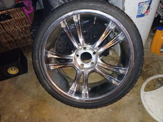 Set Of 4  Rims 20  Tire Size 255/35R20 97W  XL