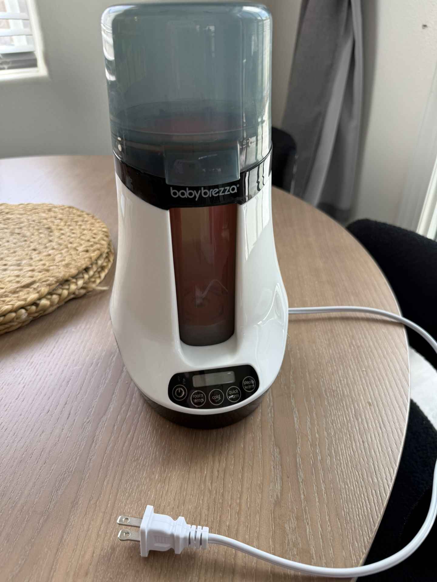 Baby Brezza Electric Baby Bottle Warmer, Breastmilk Warmer + Defroster