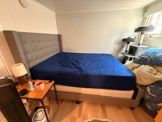Bed frame + box spring