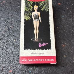 Vintage 1994 Hallmark Debut (1959) Barbie Keepsake Ornament Collectors Series