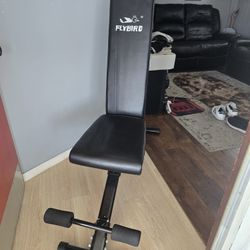 FLYBIRD Adjustable Weight Bench - Foldable & Heavy Duty